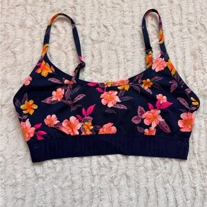 PINK Floral Print Women's Bralette